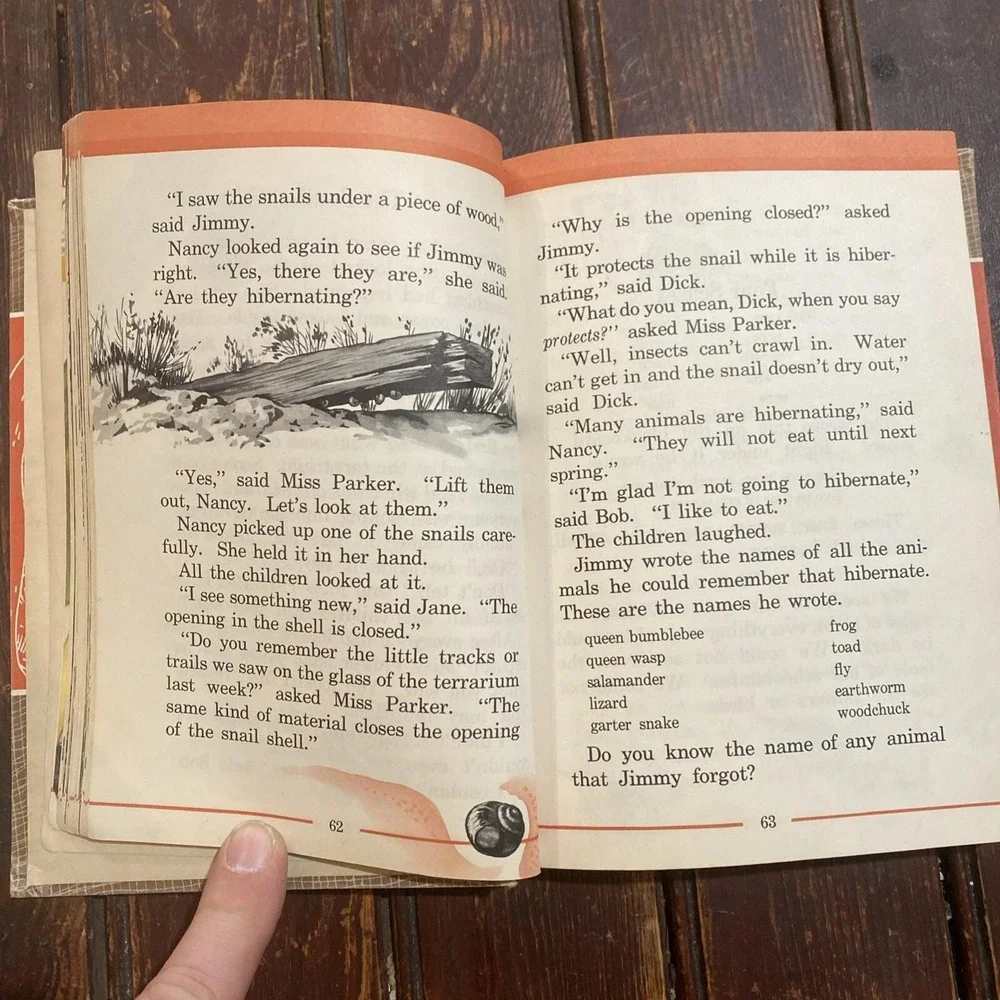 1949 First Reader THE‎ SEASONS PASS Textbook Scientific Living, Illustrated